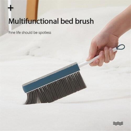 Retractable Bed Brush Hair Cleaning Brush Soft Bristles Sofa Bed Dust Removal Brush Clothes Lint Sticking Roller Hair Roller