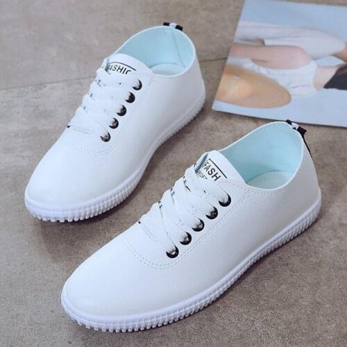 DEPKSLY Women Shoes Summer 2021 Spring Women White Casual Shoes Breathable Flats Fashion Breathable Women Sneakers