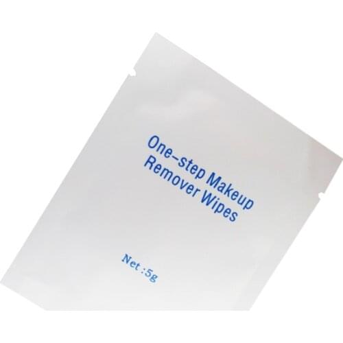 1 Bag One-step Eyeliner Eyeshadow Makeup Remover Remove Wipes Cleansing Pad