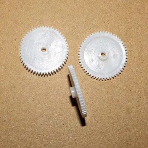 10/100pcs 54teeth/3mm hole/OD 28/plastic motor gear/Reducer gear/rc car/DIY toys part/technology model parts/baby toys/543A