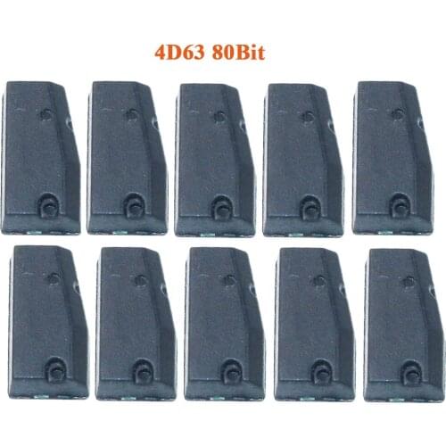 10pcs/lot 4D63 80Bit New Blank Car Remote Keys Carbon Transponder Chip