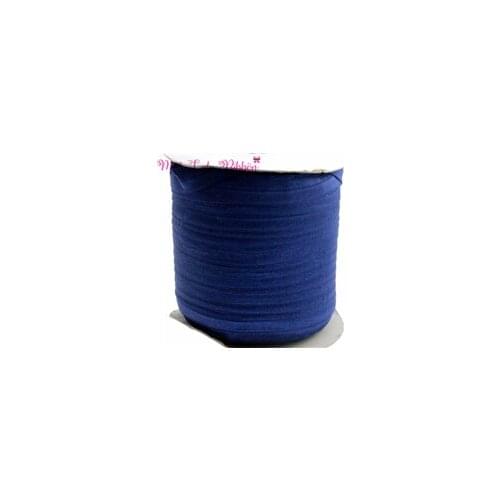 5/8"16mm solid color matt fold over elastic ribbon navy foe ties handmade headband gift wrap wedding decoration 50 yards