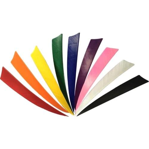 50 pcs 5" Turkey Feather for DIY Archery Hunting Traditional Bow Long Arrows