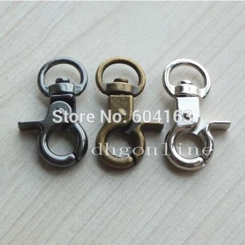 50 TRIGGER SNAP SWIVEL CLIP HARDWARE Lanyard Webbing 6mm 1/4" Choice free ship