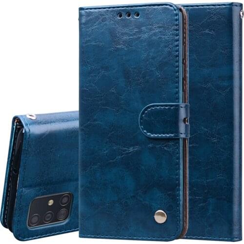 A51 Case For Samsung Galaxy A51 Leather Wallet Flip Card Holder Phone Case For Samsung A51 SM-A515F A515 A515F Cover Coque