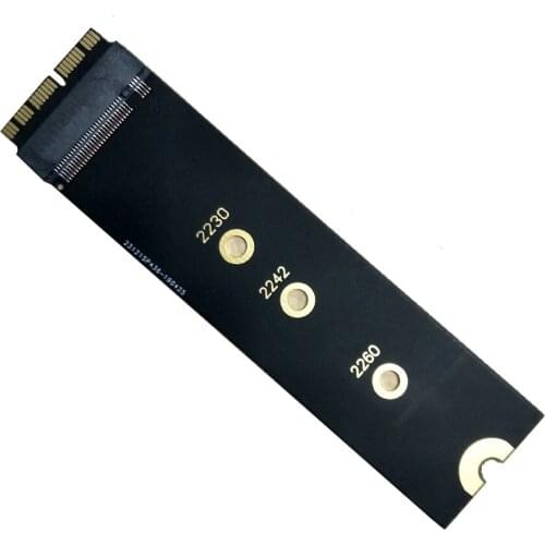 M.2 SSD Adapter Card NVMe PCIe M.2 NGFF to SSD for Macbook Air Pro 2013 2014 2015 A1465 A1398 SSD 2280 PCIE x4 for Apple Laptop