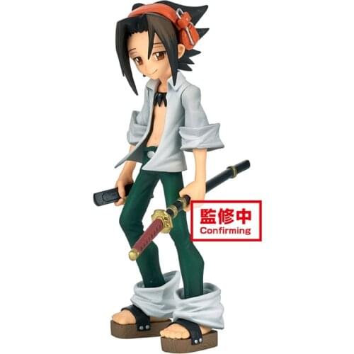 Pre-Sale Shaman King Yoh Asakura Anime Figure Collectibles Model Toys Ornaments 14Cm Peripheral Toy Pvc Model Anime Toys Gift