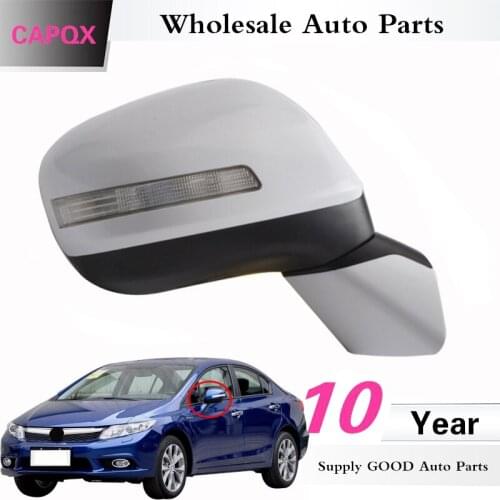 CAPQX 5Pin rearview mirror For Honda CIVIC FB2 FB3 2012 2013 2014 2015 outside Rear view mirror 76258-TR0-H01 / 76208-TR0-H01