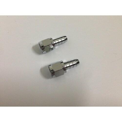 Chrome Barbed Swivel Nut, 5/16" ID, 2pcs/lot, Ball Lock MFL Disconnect fitting, Manifold fitting