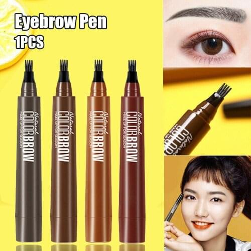 Four-pronged Claw Head Eyebrow Pencil Lasting Waterproof Eyebrow 3D Pencil Natural Daily Eye Makeup TSLM1