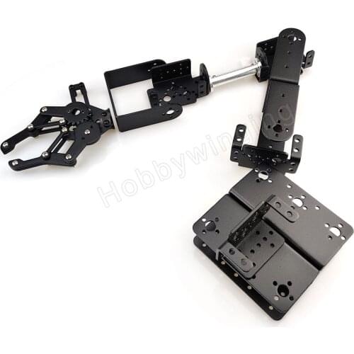 Classic Robot Bracket Kit 6 DOF Manipulator Metal Alloy Mechanical Arm Clamp Claw for Robotic Education