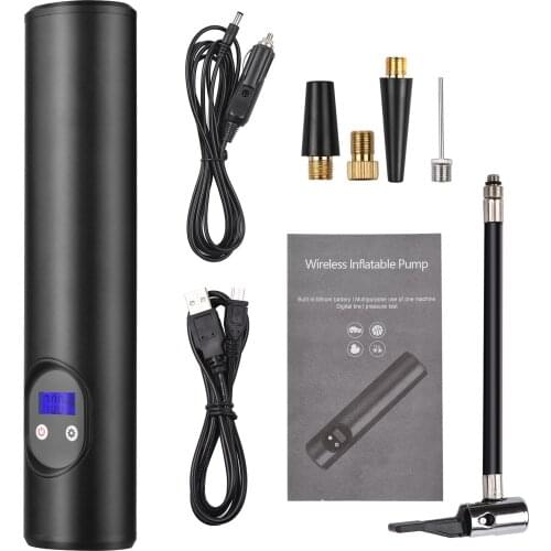 Compressor Air Inflator Tire Pump 12V 150 PSI Digital LCD Pressure Gauge, LED Light2000mAh Rechargeable Battery, Memory Function