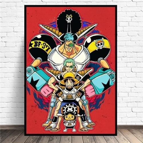 One Piece Level Canvas Painting Wall Anime Art Pictures Prints Home Decor Wall Poster Childrens room Decoration For Living Room