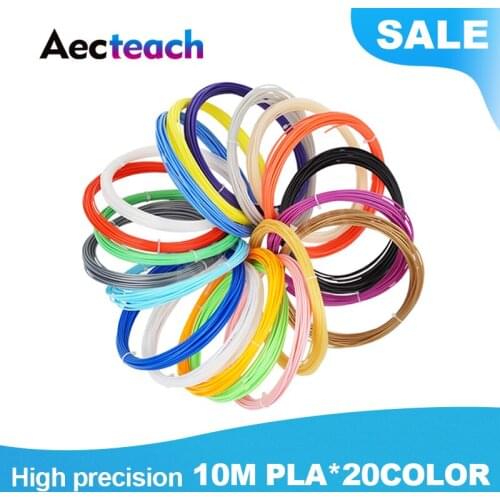 Aecteach 200 Metre/Color 1.75 mm ABS/PLA Material 3D PLA Filament For 3D Pen Filament ABS Plastic 3D Pens Supplies Color 3 D