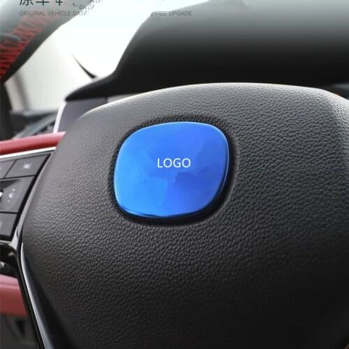 Stainless Steel Blue Brush Black Silver Carbon Fibre Steering Wheel Protective Cover For Changan CS75 Plus CS55 CS35 Uni-TCAA431