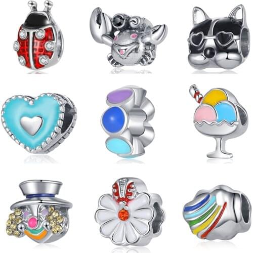 Wholesale DIY charms bijoux jewelry making supplies findings Kawaii stone Accessories bracelets bulk items beads B35