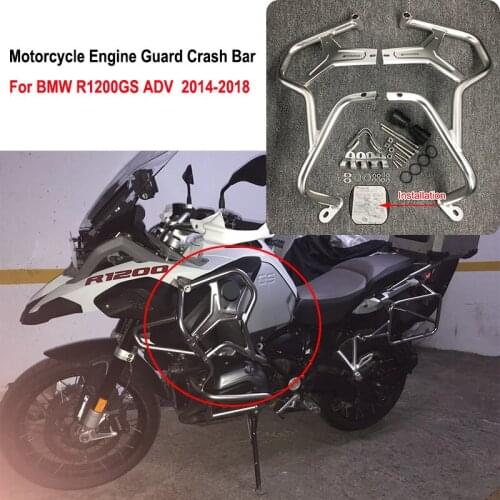 Motorcycle Engine Crash Bar Protector For BMW R1200GS Adventure 2014 2015 2016 2017 2018 Engine Guard Protector For R1200GS ADV