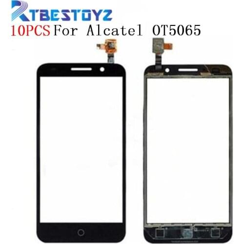 RTBESTOYZ 10PCS/Lot Touch Panel For Alcatel One Touch Pixi 3 4G OT5065 5065 5065A 5065D 5065X Touch Screen Digitizer