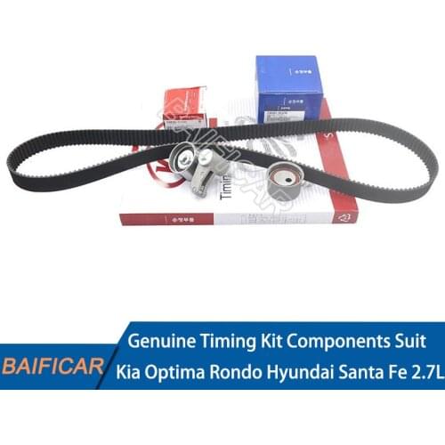 New Genuine Timing Kit Components Suit Belt Pulley Tensioner Idler 24312-3E500 For Kia Optima Rondo Hyundai Santa Fe 2.7L