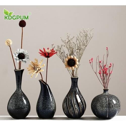 Modern Handmade Ceramic Vases, Simple Shapes, Flower Inserts, Hydroponics, Creative Nordic Home Decoration Ornaments