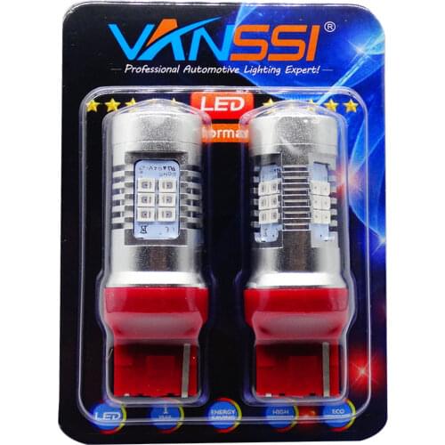 VANSSI 2pcs T20 7440 LED Bulbs w21w White LED Reverse Backup Light 7440NA WY21W Yellow LED Indicator Turn Signal Light Bulbs