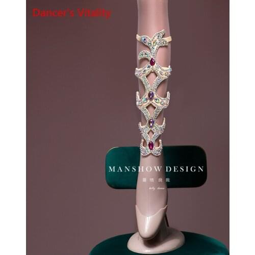 Belly Dance Jewelry Accessories New Costumes Wild Feet Ring High-End Custom Super flash Drill Leg Ring