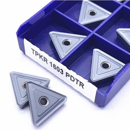 TPKR1603 PDTR External Turning Tool Cutting tool Carbide Insert TPKR 1603 metal lathe tool turning insert CNC tools