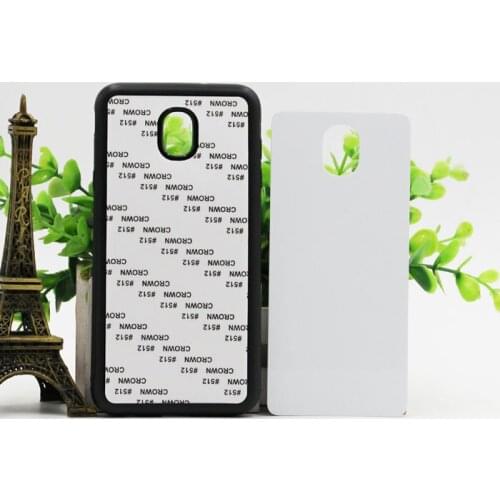 Wtsfwf DIY 2D Sublimation rubber silicone TPU+PC Blank Case for J7 2018 with Aluminum Inserts and glue 10pcs/lot