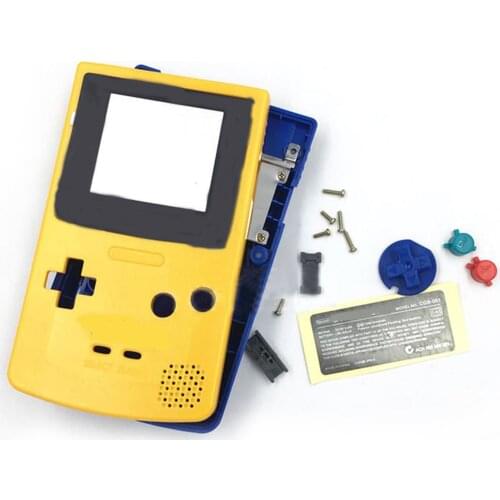 Replacement Protective Housing Case Cover Shell for Nintend Game Boy Color GBC Pikachu Pokemon Game Console Accessories Parts