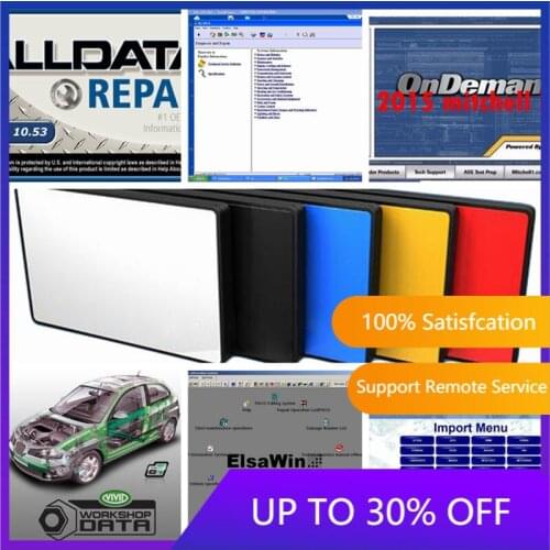 2021 Hot Alldata 10.53 Auto Repair Software All data Mit//chell OD 2015 ELSAWin T.ec/doc Vivid Workshop ATSG 20in1TB HDD USB3.0