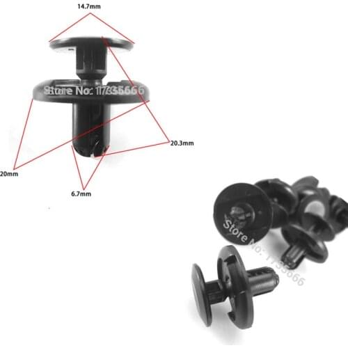 50Pcs High Quality Bumper Fender Retainer Clips Case For Suzuki Grand Vitara Reno Sidekick SX4 Swift 0940907332 / 09409-07332