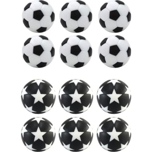 6pcs 32mm Table Soccer Foosball Fussball Football Machine Accessories Kids Games 54DE