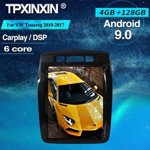 Android 9 128G Tesla Style Car GPS Navigation Carplay For Volkswagen Touareg 2010-2017 Multimedia Player Autoradio Audio Stereo