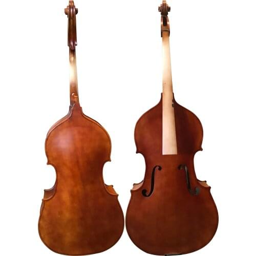 Free Shipping 1/8 Upright Double Bass for Children Plyood Hand made 4 Strings Upright Bass with all Accessories Contrabass