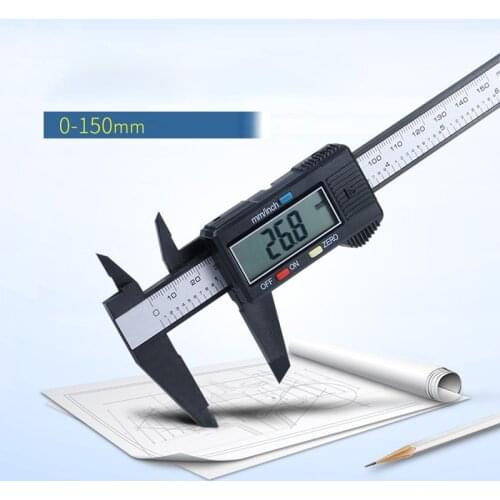 Digital caliper Stainless Steel Electronic Digital Vernier Caliper 6Inch 0-150mm Metal Micrometer Measuring tool caliper Gauges