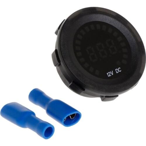 DC 12V Car Motorcycle Digital Voltmeter Voltage Gauge Meter LED Panel Display 090E