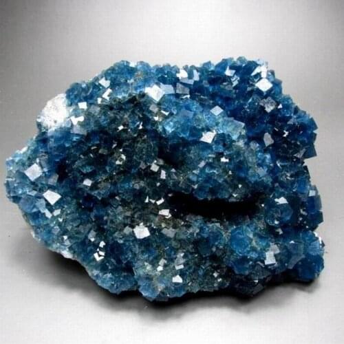 1625g Indigo Blue Fluorite Cluster - crystals and stones healing Mineral specimen Home Decor feng shui decoration