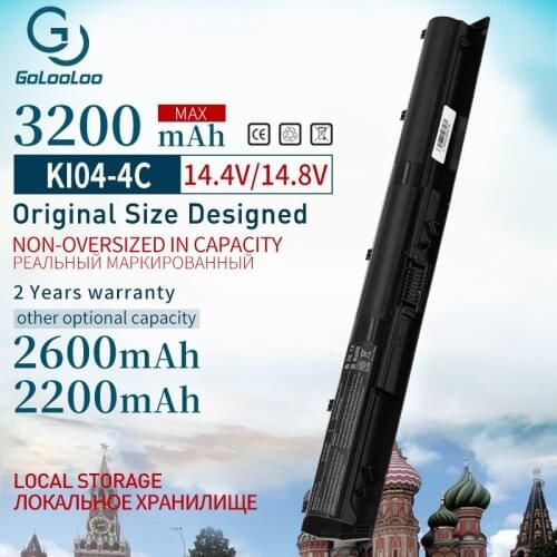 Golooloo 3200 mAh 4 cells laptop battery for Hp Pavilion 15-ab036TX ab038TU KI04 HSTNN-DB6T HSTNN-LB6S 800010-421 800049-001