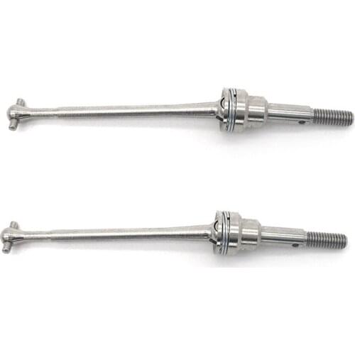 Quality 2Pcs Metal Front Drive Shaft CVD 0090 for WLtoys 12428 12423 1/12 RC Car Crawler Short Course Truck Upgrade Parts