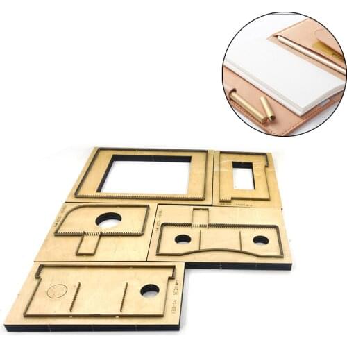 SMVAUON classic wallet die punching tool steel long card bag straight die leather wallet cutting die wood die