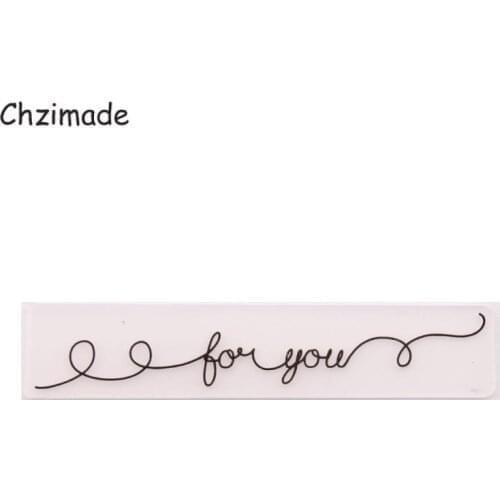 Love You Letter Printed Embossing Folders New Plastic DIY Paper Scrapbooking Stencil Wedding Decoration Template