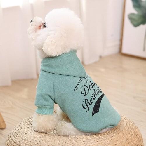 Pet Dog Clothes For Small Dogs Hoodie Spring Autumn Leisure Cotton Jacket Coat For Medium Large Dogs Ropa Perro French Bulldog