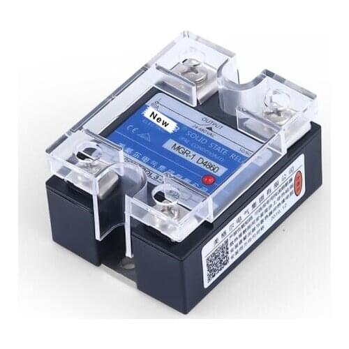 Mager Genuine new original single-phase solid-state relay 220V SSR MGR-1 D4860 60A DC control AC DC-AC