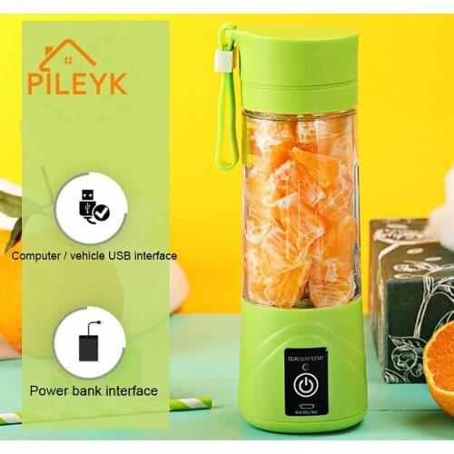 Portable Juicer Blender Mixer Fruit UBS Electric Smoothie Blenders For Machine Personal Food Processor Maker Juice Extractor