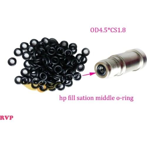 Free Shipping DIN VALVE 300BAR Rubber O-ring Seal HP Fill Station Middle O-rings 100pcs/lot