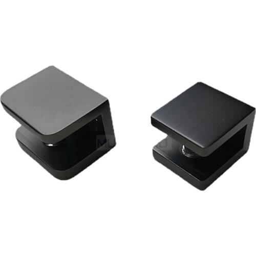 Luxury hardware,Brass glass clip/clamp,Bathroom shelf accessories Wine cabinet partitio support,for glass thickness: 8-12MM