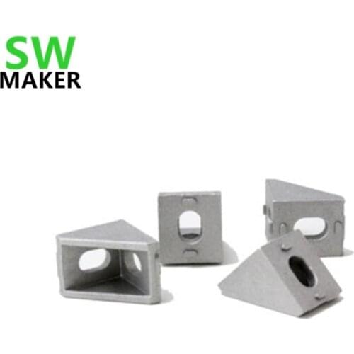 SWMAKER 12pcs 2020 metal Aluminum Corner Angle for am8, am6 Frame Conversion of ANet a8 a6