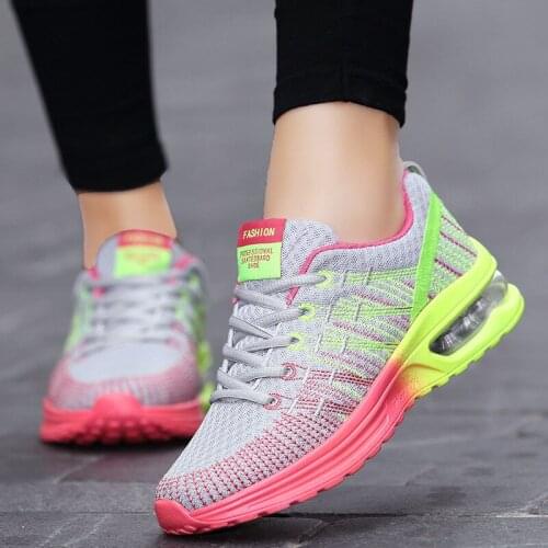 Women sneaker 2020 outdoor breathable couple casual shoes damping mixed color shoes woman fashion sports women running shoes