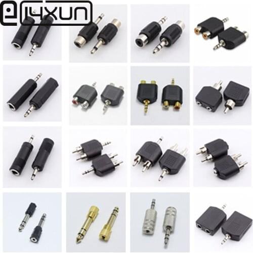 1pcs 3.5mm Male Female Plug Jack Adapter 3.5 mm Mono Stereo Plug to 6.35 RCA Charger Connector for iPhone PC Phone MP3 MP4 MP5
