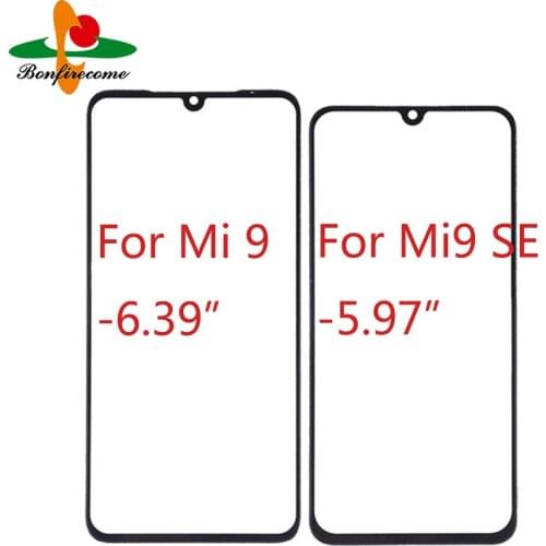 10Pcs\lot For Xiaomi Mi 9 Mi9 Mi9 SE LCD Front Touch Screen Glass Outer Lens Replacement